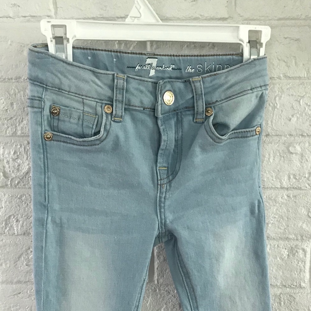 NWOT 7 For All Man Kind girls skinny jeans
